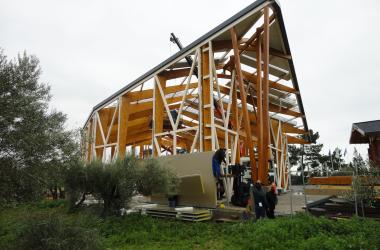 Εμπορικά ξύλινα Κτίρια και βιομηχανικές αποθήκες από ξύλο με πυρασφάλεια Τ60 Τ120