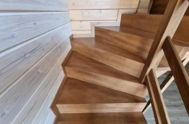 σκάλες Βασίλαινας ξύλινα σπίτια με κορμό log houses ecological greenbuilding 