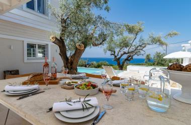 sea view ocean food wine greece lefkada ionian 