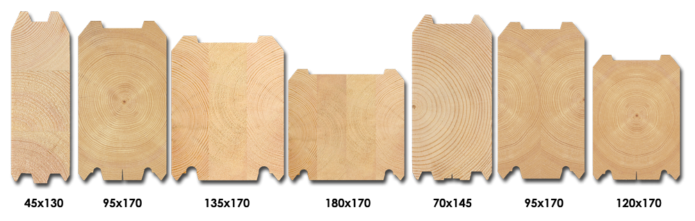 Square Kontio logs Square Kontio logs